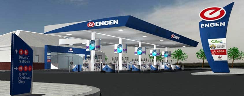 engen petrol station